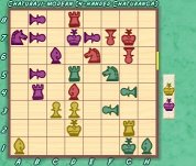 Eurasia-Chess: Chaturanga/Chaturaji ZRF for Zillions : sample play