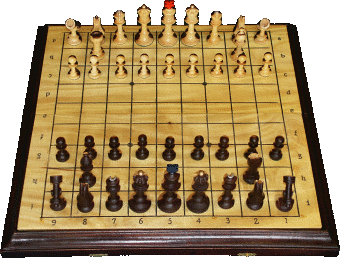 Shogi - échecs Japonais, avec pièces d'échecs Shogi 3D, style Staunton Oriental